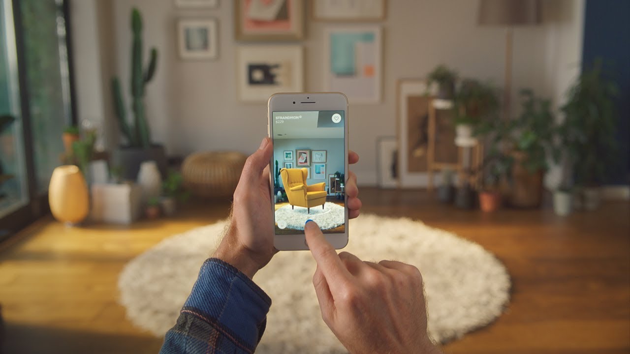 image of a living room with chair superimposed